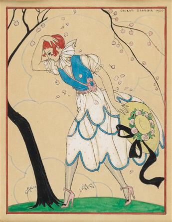 GEORGE BARBIER. Bonwit Teller invitation.